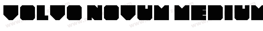 Volvo Novum Medium字体转换
